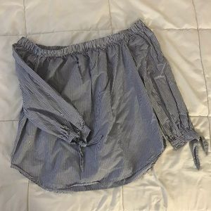 Off The Shoulder Tie Top